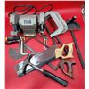 Image 1 : Shopcraft 5" bench grinder and assorted tools