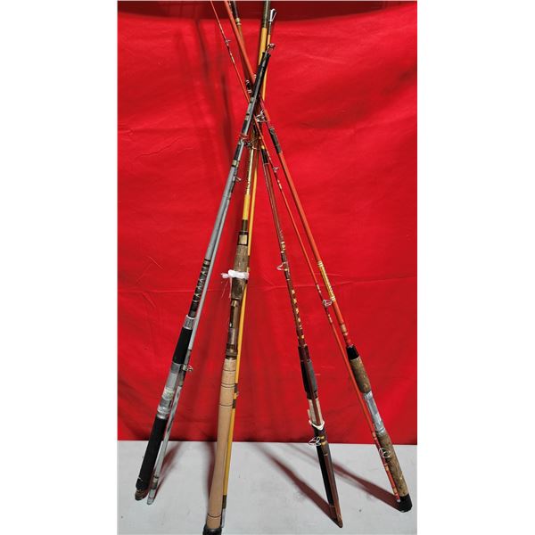 4 Vintage Fishing rods