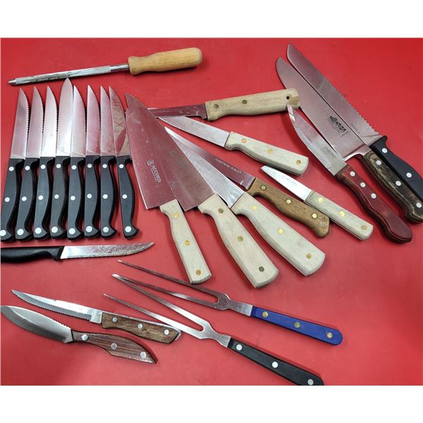 Haida, Paderno and Accord Knife lot