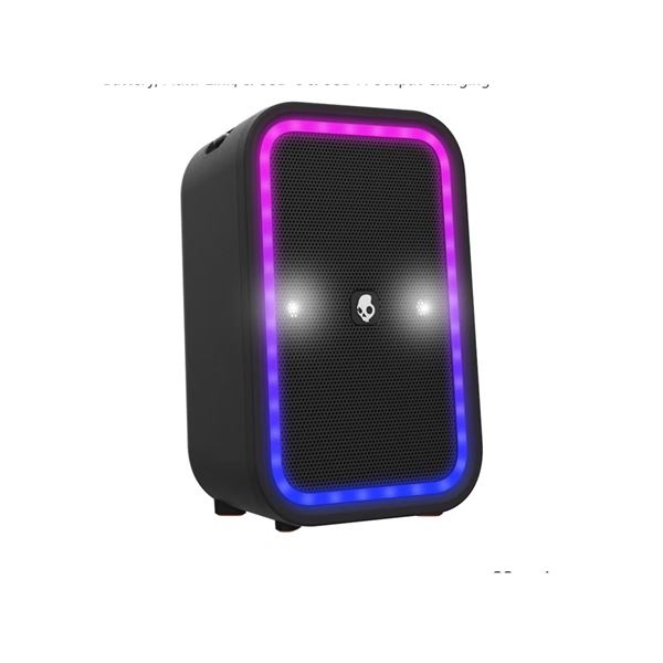 SKULLCANDY STOMP XL SPLASHPROOF BLUETOOTH WIRELESS SPEAKER - TESTED WORKING, RETAIL $299