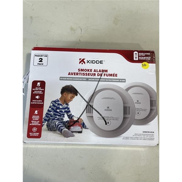 KIDDE 2 PACK SMOKE ALARMS