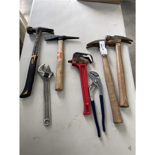 LOT OF ASSORTED  HAND TOOLS