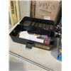 Image 11 : TACKLE BOX AND CONTENTS, COLLAPSIBLE ROD AND SPINNING ROD WITH REELS