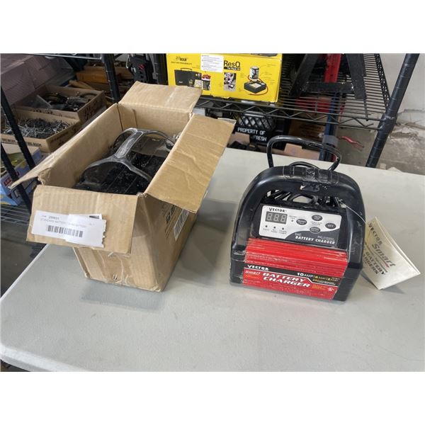STANDARD BATTERY 12V AND BATTERY CHARGER