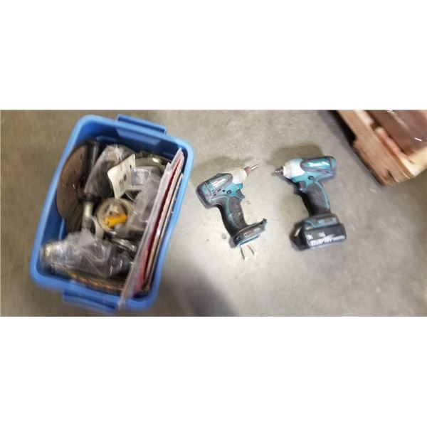 MAKITA DRILLS AND GRINDING DISCS