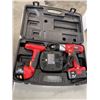 Image 1 : CRAFTSMAN POWER DRILL WITH BATTERY, LIGHT AND BATTERY CHARGER IN CASE