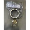 Image 5 : 3 NEW STERLING PUCK LOCKS WITH KEYS, HASP, SPINNERS ETC