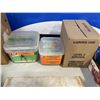 Image 5 : LARGE LOT OF ASSORTED VINTAGE ITEMS - ALARM HORN, NAILS, SHOP FLUIDS, FACEMASKS, ETC