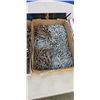 Image 4 : 3 TRAYS OF ASSORTED NAILS AND HARDWARE, AND ANCHOR BOLTS ETC