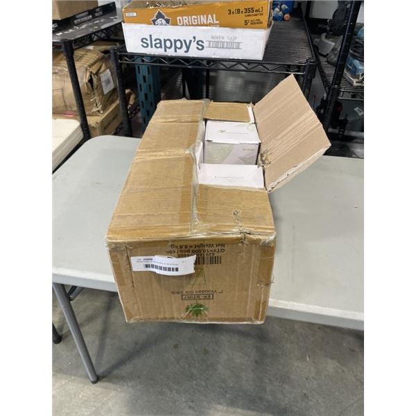 NEW CASE OF WOODEN STIR STICKS - 1000PCS PER BOX, 9 BOXES,