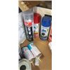 Image 2 : BOX OF SPRAY PAINT AND PAINT