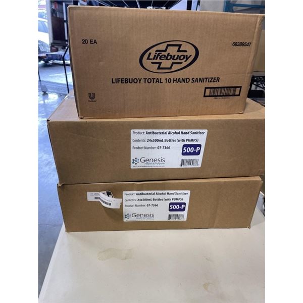 55 BOTTLES HAND SANITIZER 500 ML EACH