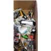 Image 3 : BOX OF TOOLS,, MEASURING TIPS, SHOP SUPPLIES AND MORE