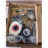 Image 2 : TRAY OF STAPLERS, TAPE MEASURERS, GLAVANIZED STRAPPING