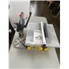 Image 1 : POWERFIST DIAMOND WHEL BENCHMOUTN SAW, AND WOLFCRAFT MANUAL DRILL PRESS