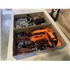Image 2 : 2 TRAYS IOF ASSORTED RATCHET STRAPS AND CHAIN
