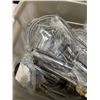 Image 3 : TOTE OF ASSORTED KITCHEN FAUCETS