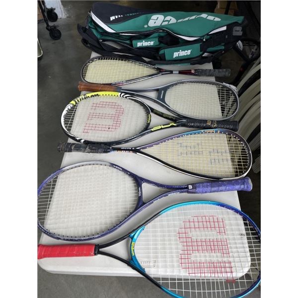 LOT OF ASSORTED RACKETS