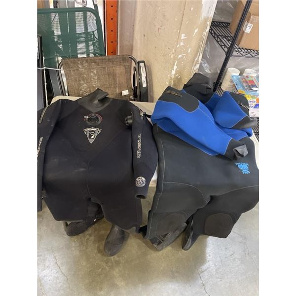 2 WETSUITS