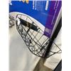 Image 3 : LOT OF BLACK METAL WIRE FLOWER BASKETS
