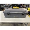 Image 1 : TOOL BOX WITH POWER TOOLS, CHARGERS, DEWALT LIGHT ETC