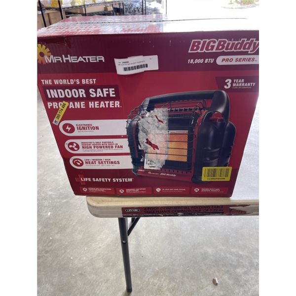 MR HEATER BIG BUDDY 18,000 BTU PROPANE INDOOR SAFE HEATER