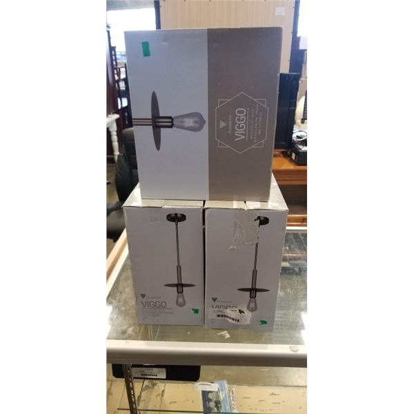 3 VIGGO PENDANT LIGHTS