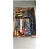 Image 1 : TRAY OF SHOP FILES, CHISELS, DRILL BITS