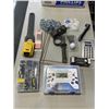 Image 1 : DEALT BATTERY, GOLF BALLS ANBD ASSORTED AUTMOTIVE WIRING CONNECTORS ETC