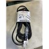 Image 1 : AS NEW 25FT BLACK  INDOOR OUTDOOR HEAVY DUTY LIGHTED 3 WIRE GROUNDED EXTENSION CORD 12AWG