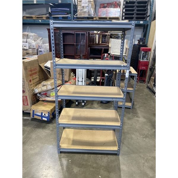 6FT METAL BOLTLESS SHOP SHELF