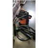 Image 1 : RIDGID SHOP VAC WITH ACCESSORIES, MISSING A WHEEL