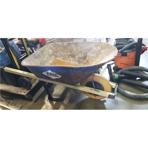 BLUE METAL TUB WHEEL BARROW