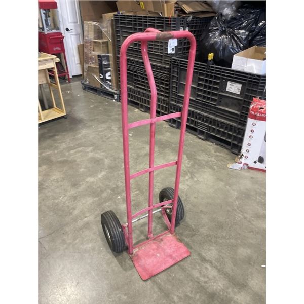 RED METAL UPRIGHT DOLLY