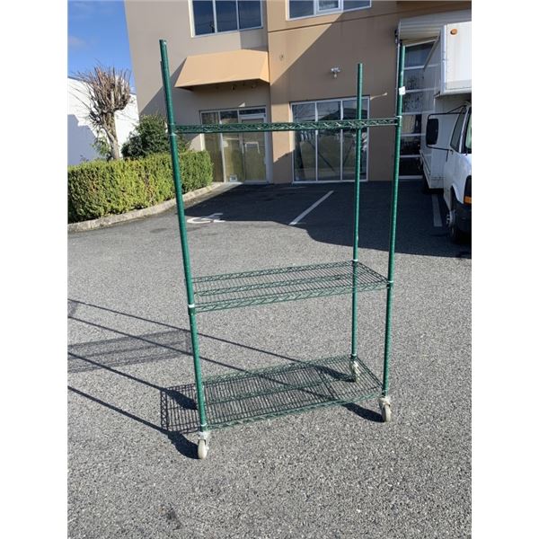 3 TIER ROLLING MOBILE RACK