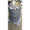 Image 1 : FIAT 500 195 / 45 R16 TIRES - LOW TREAD
