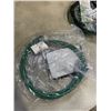 Image 2 : 3 AS NEW 6FT BLACK / GREEN INDOOR OUTDOOR HEAVY DUTY LIGHTED 3 WIRE GROUNDED EXTENSION CORD 14AWG