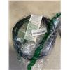 Image 3 : 3 AS NEW 6FT BLACK / GREEN INDOOR OUTDOOR HEAVY DUTY LIGHTED 3 WIRE GROUNDED EXTENSION CORD 14AWG
