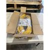 Image 1 : AS NEW 75FT YELLOW  INDOOR OUTDOOR HEAVY DUTY LIGHTED 3 WIRE GROUNDED EXTENSION CORD 14AWG
