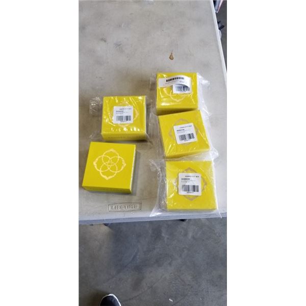 LOT OF 5 NEW  KENDRA SCOTT LETTER PENDANTS ASSORTED LETTERS