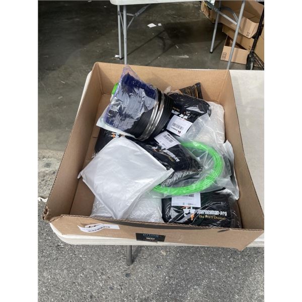 ASSORTED AMAZON OVERSTOCK BRAND NEW ITEMS INLCUDING SHOP HARDWARE AND AUTOMOTIVE ELECTRICAL, VENTING