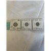 Image 1 : 3 CANADIAN 10 CENT 1901 LAST VICTORIA 1953 FIRST ELIZABETH II 2023 LAST ELIZABETH II