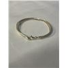 Image 2 : STERLING SILVER BANGLE - BRACELET, MARKED 925 ITALY