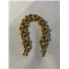 Image 2 : GOLD PLATED LINKS BRACELET HEAVY WEIGHT 7" LENGTH