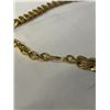 Image 2 : VINTAGE GOLD PLATED DOUBLE LINKS CHAIN NECKLACE, EXTREME HEAVY 24" LENGTH