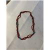 Image 1 : VINTAGE CORAL AND TURQUOISE BEADS NECKLACE
