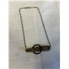 Image 1 : VINTAGE HAND CRAFTED SILVER W/ WOOD PENDANT NECKLACE