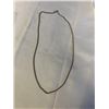 Image 1 : STERLING SILVER BOX LINK CHAIN NECKLACE, MARKED 925 23" LENGTH 13.4 GRAMS
