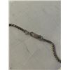 Image 2 : STERLING SILVER BOX LINK CHAIN NECKLACE, MARKED 925 23" LENGTH 13.4 GRAMS