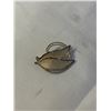 Image 1 : VINTAGE BOND BOYD STERLING SILVER BROOCH, GOLD OVERLAY